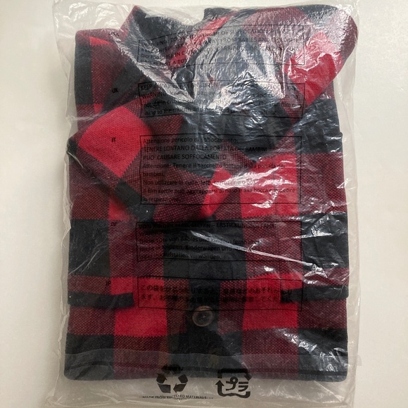 Denim & Co. Hooded Jacquard Sweater Knit Cardigan/Apple Red & Black/L/NEW! - Picture 6 of 6